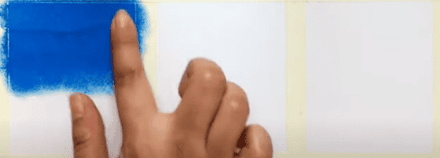 Blending the Colors with Fingers