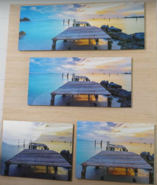 Aluminum Prints Size Options