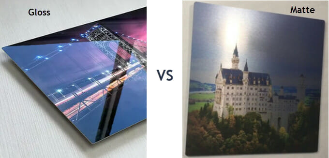 Glossy vs Matte