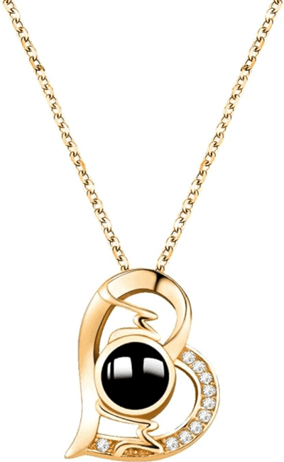 INCOOSTORE Photo Projection Necklace