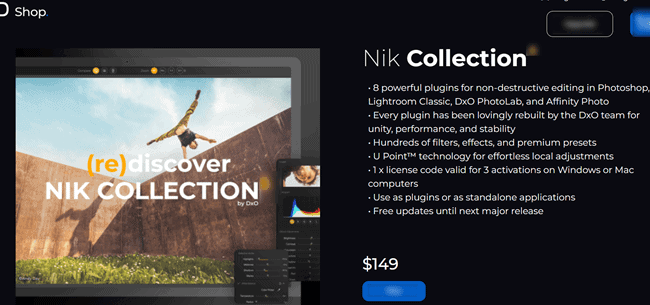 Price for Nik Sharpener