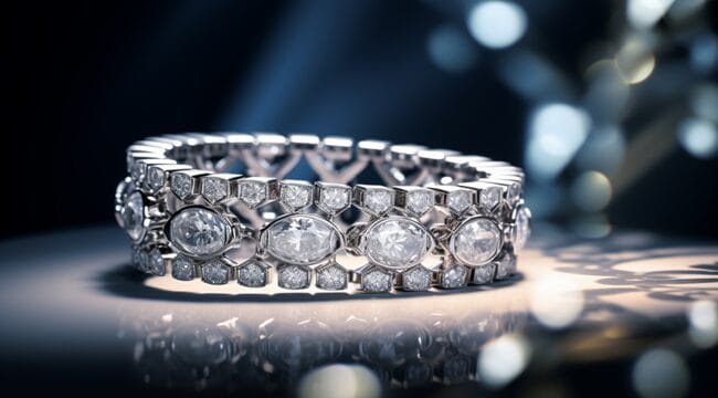 A Dazzling Piece of Jewelry Illuminated with Soft Diffused Light