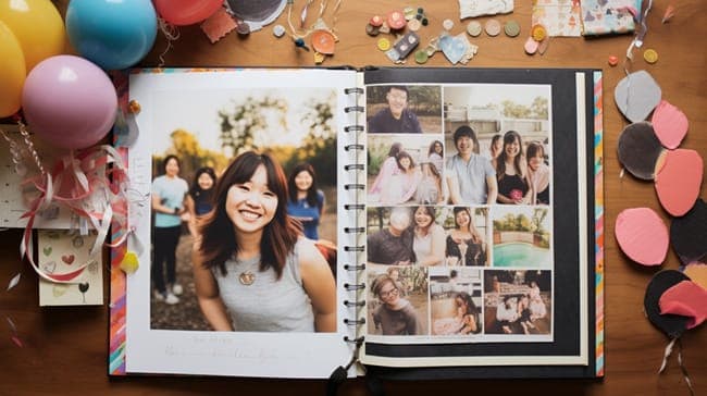 Handmade Scrapbook Sentimental Gift