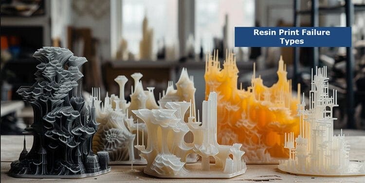 Resin Print Failure Types