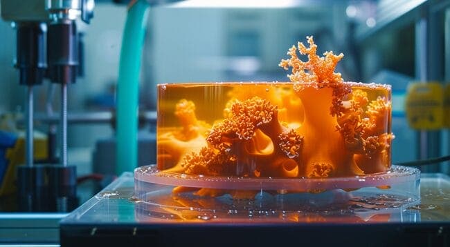 Resin Print with Visible Layer Shifting