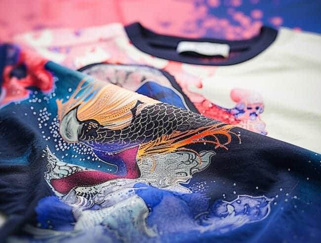 Designs on Garments and Apparel