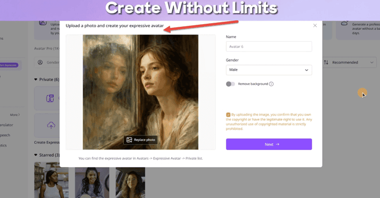 Creating Expressive Avatars with Vidnoz AI