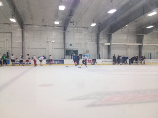 Tuesday night skate at the local rink in Stamford, CT