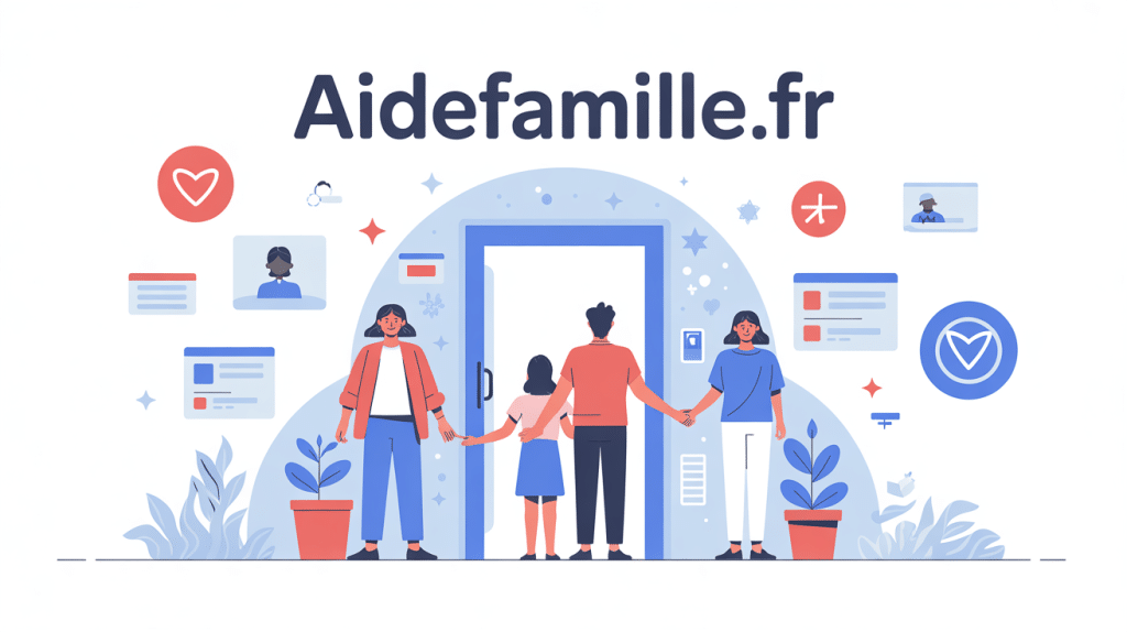 illustration du portail aidefamille.fr pour démarches familiales