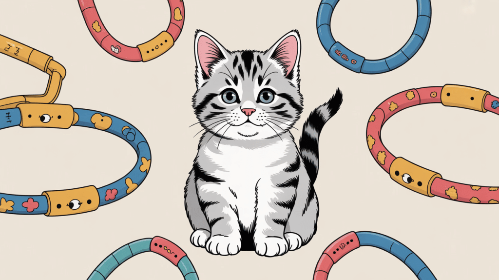 collier chaton personnalisable sécurisé et personnalisé