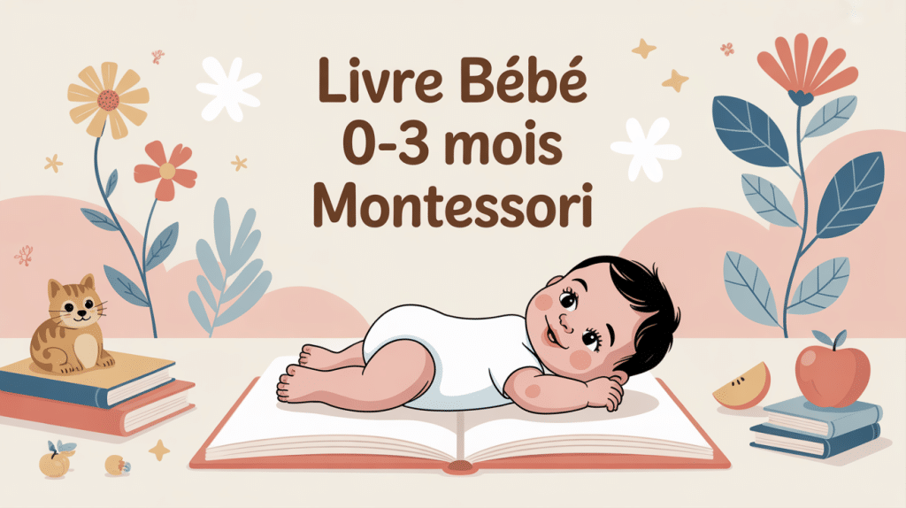livre bebe 0-3 mois montessori illustration eveil sensoriel