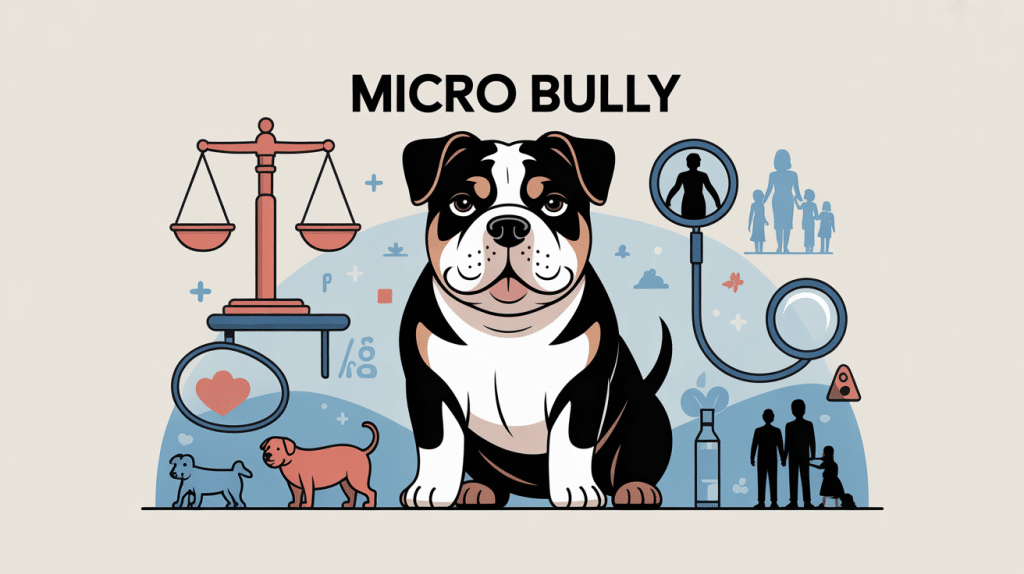 Illustration micro bully compact musclé santé éthique guide