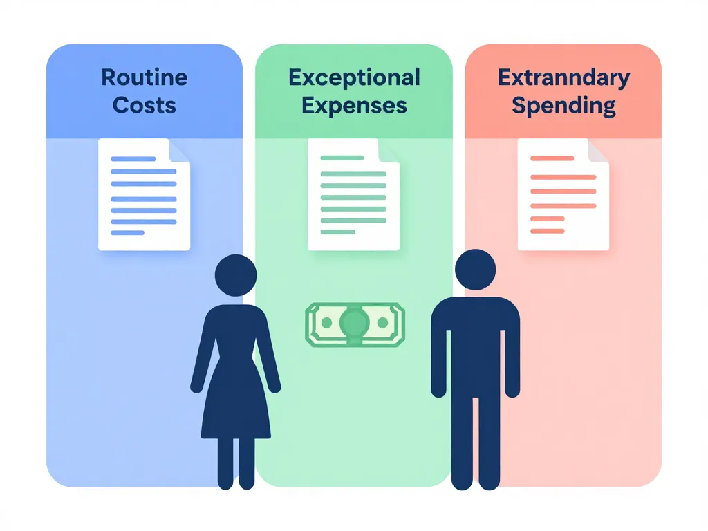 non respect du partage des frais après décision du jaf schéma répartition