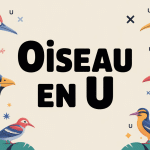 Illustration oiseaux u urubu ulu upupa jeux lettres