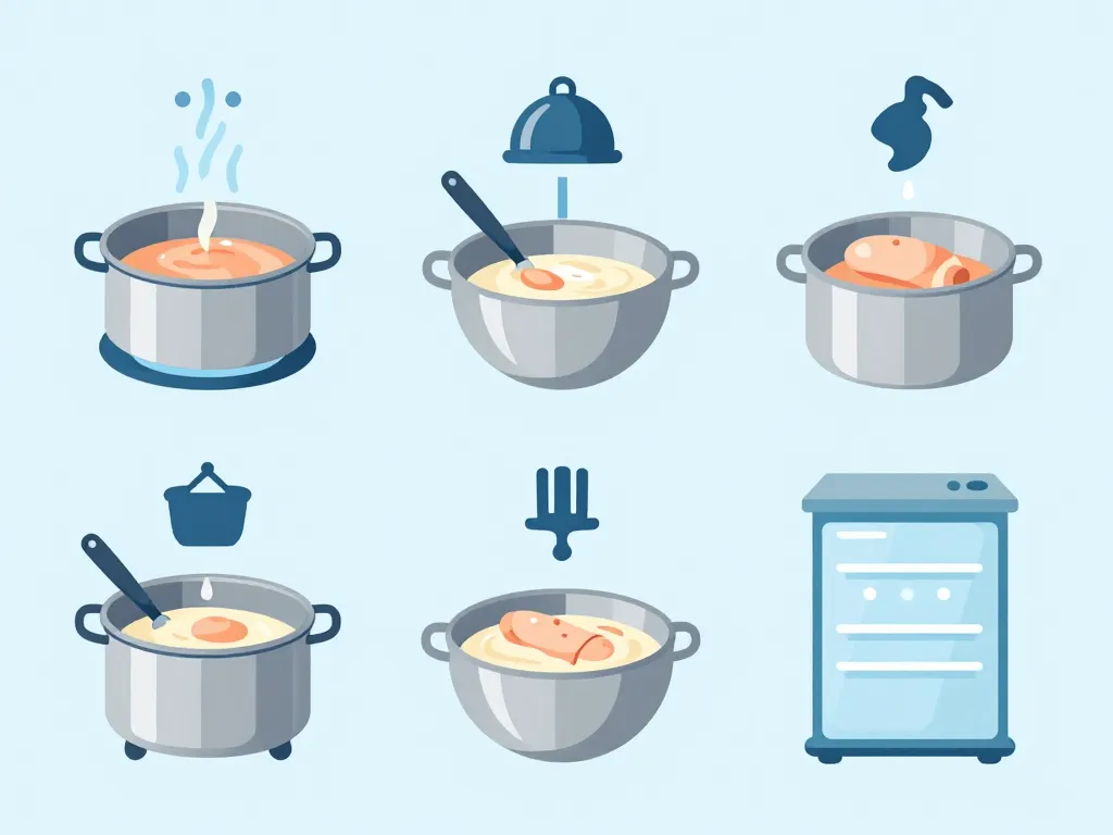 Sécurité alimentaire rillette poulet Bordeau Chesnel femme enceinte process