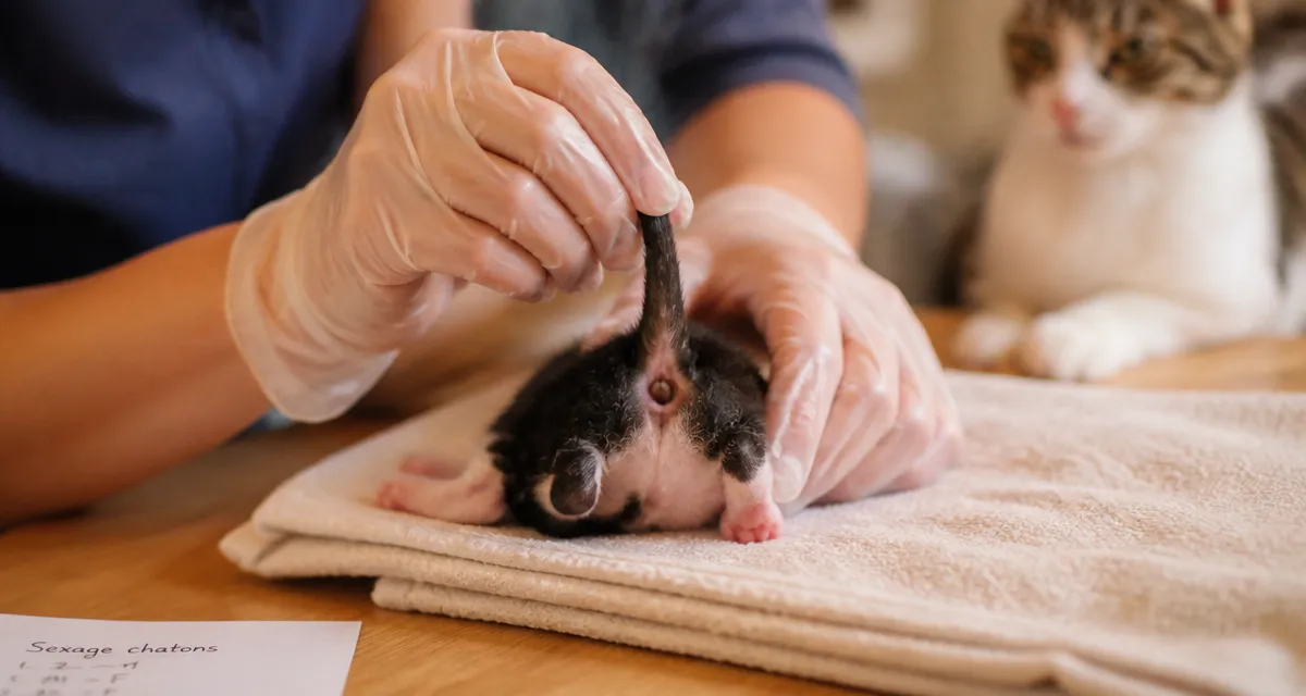 Sexage chatons : reconnaître le mâle et la femelle