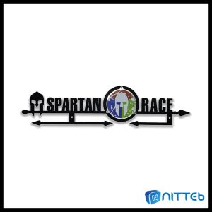 porta medaglie spartan piccola nero