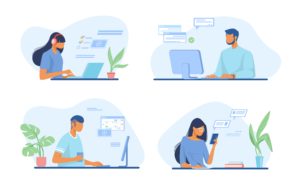 Remote call center agents