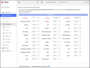 Field Mapping in NobelBiz OMNI+