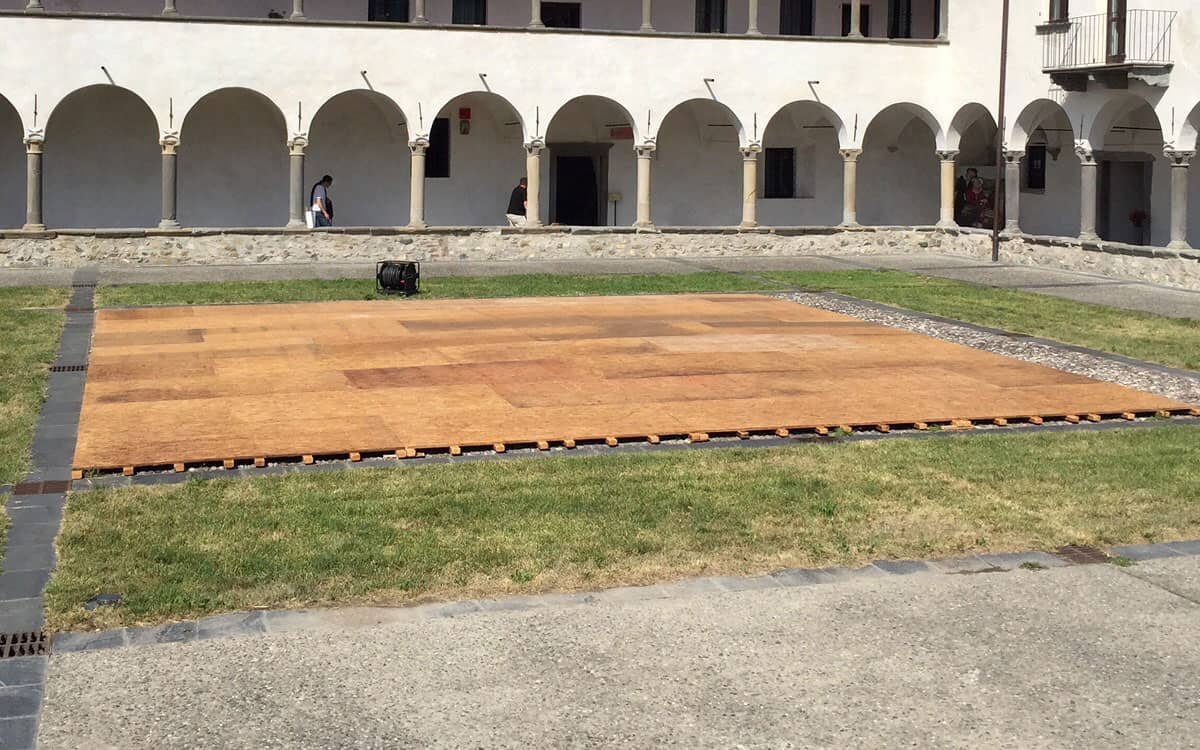 Noleggio palchi modulari milano