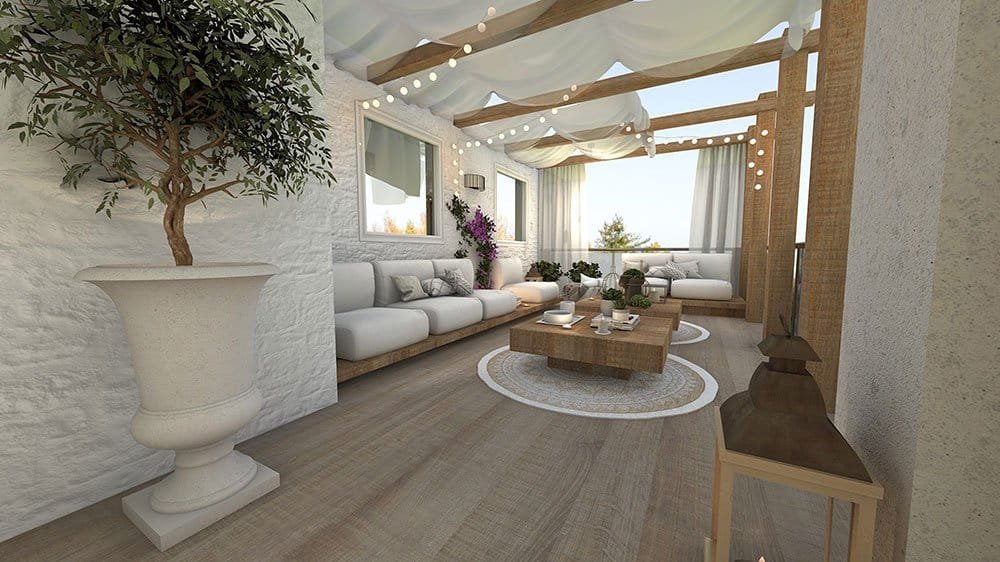 Tensostrutture per terrazzi