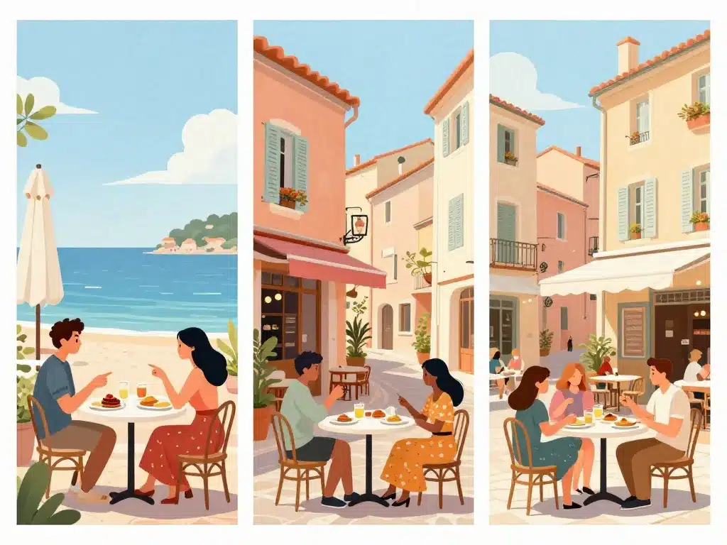 différents lieux brunch hyeres terrasse centre ville