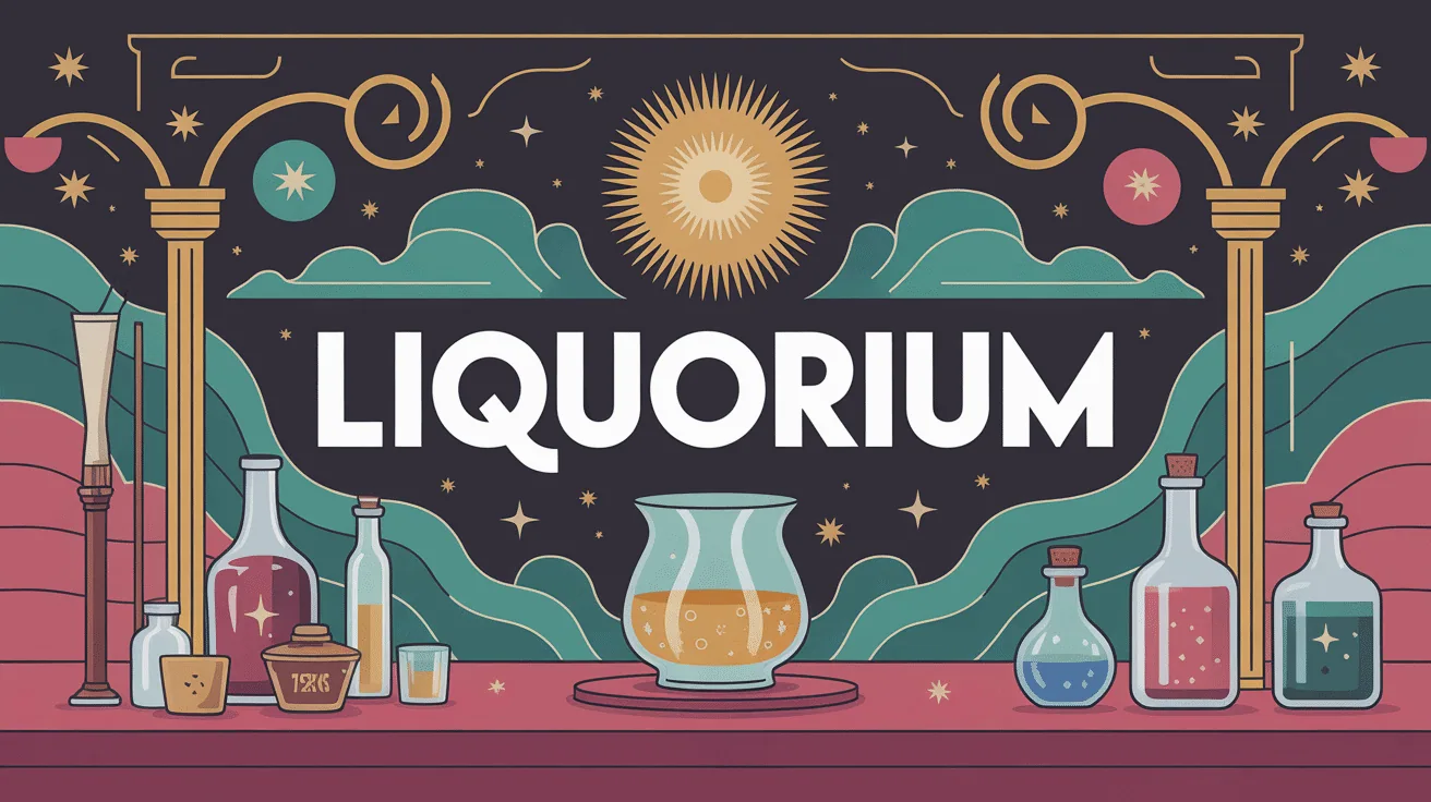 Illustration centrale du concept le liquorium entre tradition et modernité