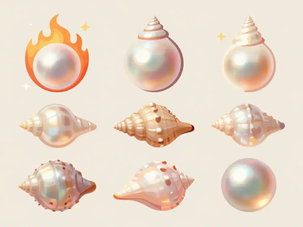 critères prix perle de lambi taille forme couleur