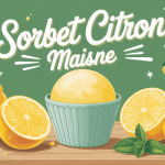 recettes sorbet citron maison bol citron illustration