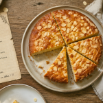 amandin recette maison moelleux tranché sur table rustique