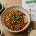 fruits et legumes riches en fer sur une table