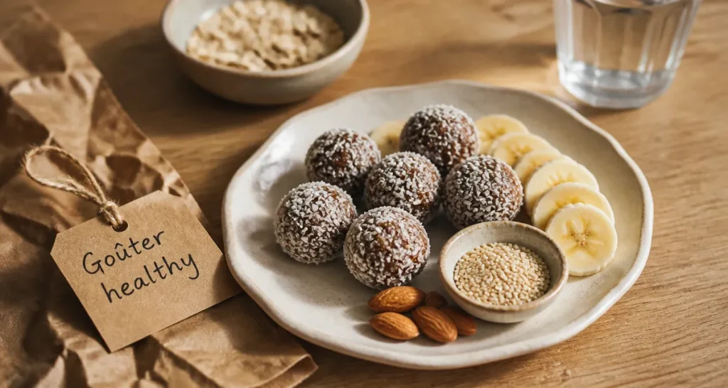 Goûter healthy : energy balls cacao et dattes à la noix de coco