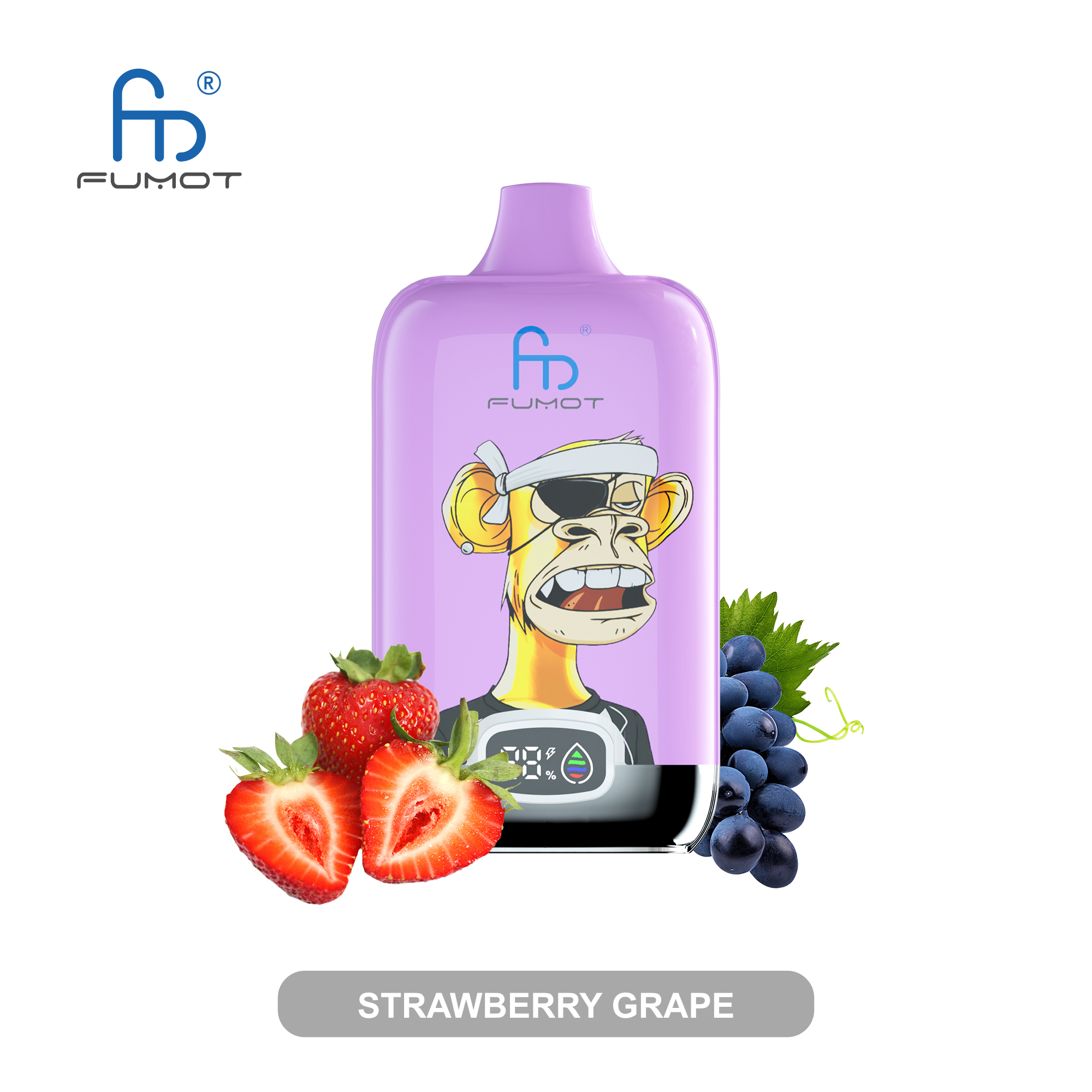 Fumot Digital Box 12000 Strawberry Grape