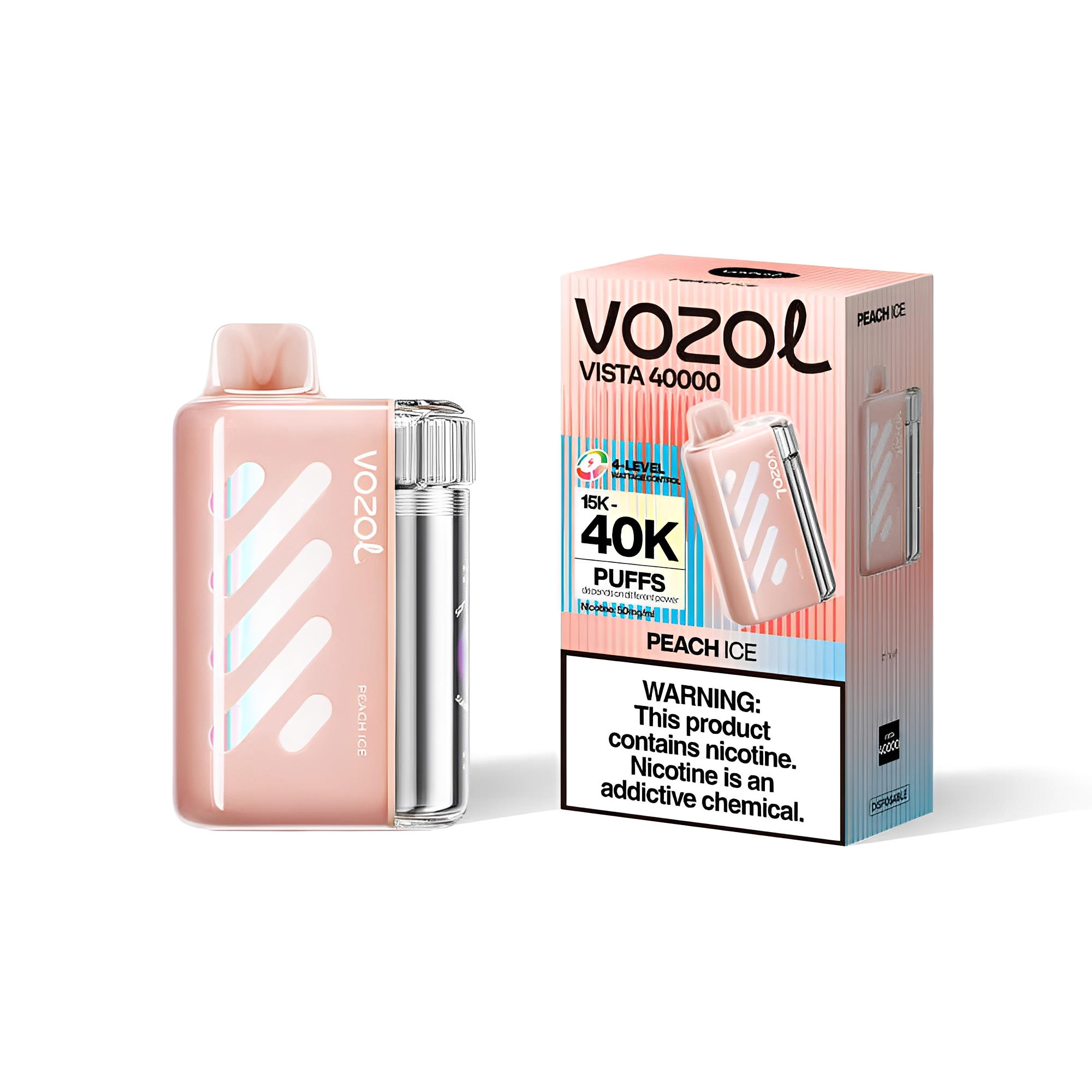 Vozol Vista 40000 Peach Ice