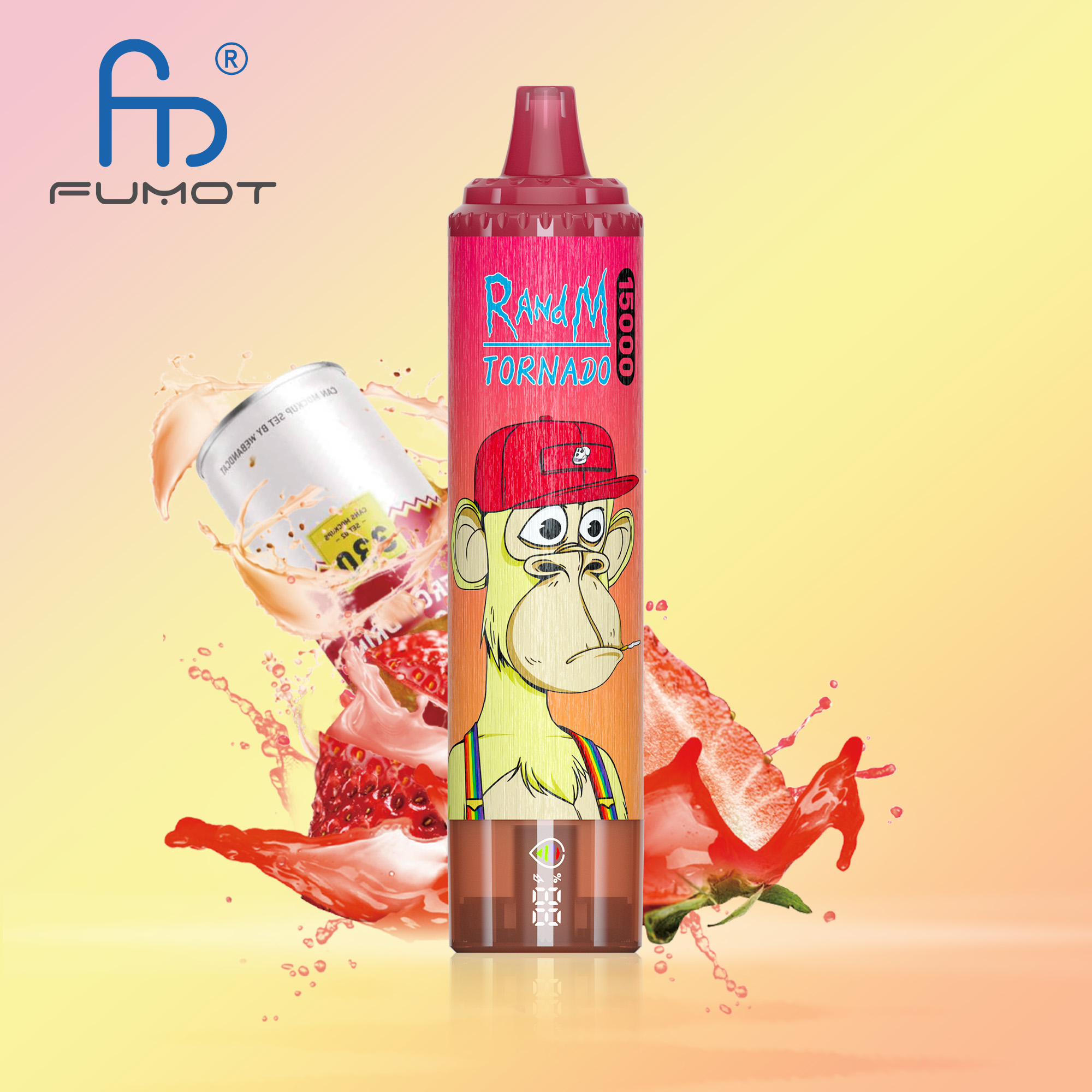 Fumot Tornado 15000 Strawberry Red Bull