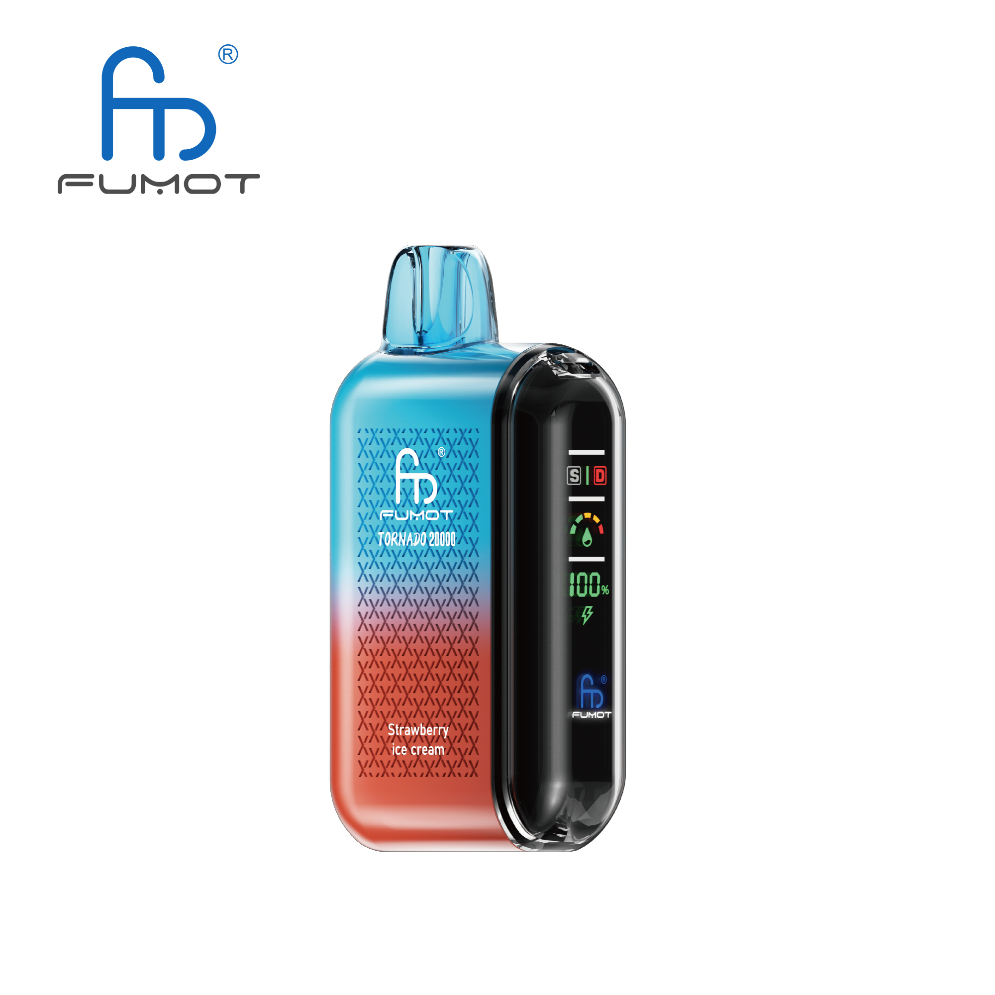 Fumot Tornado 20000 Strawberry Ice Cream – Bild 2