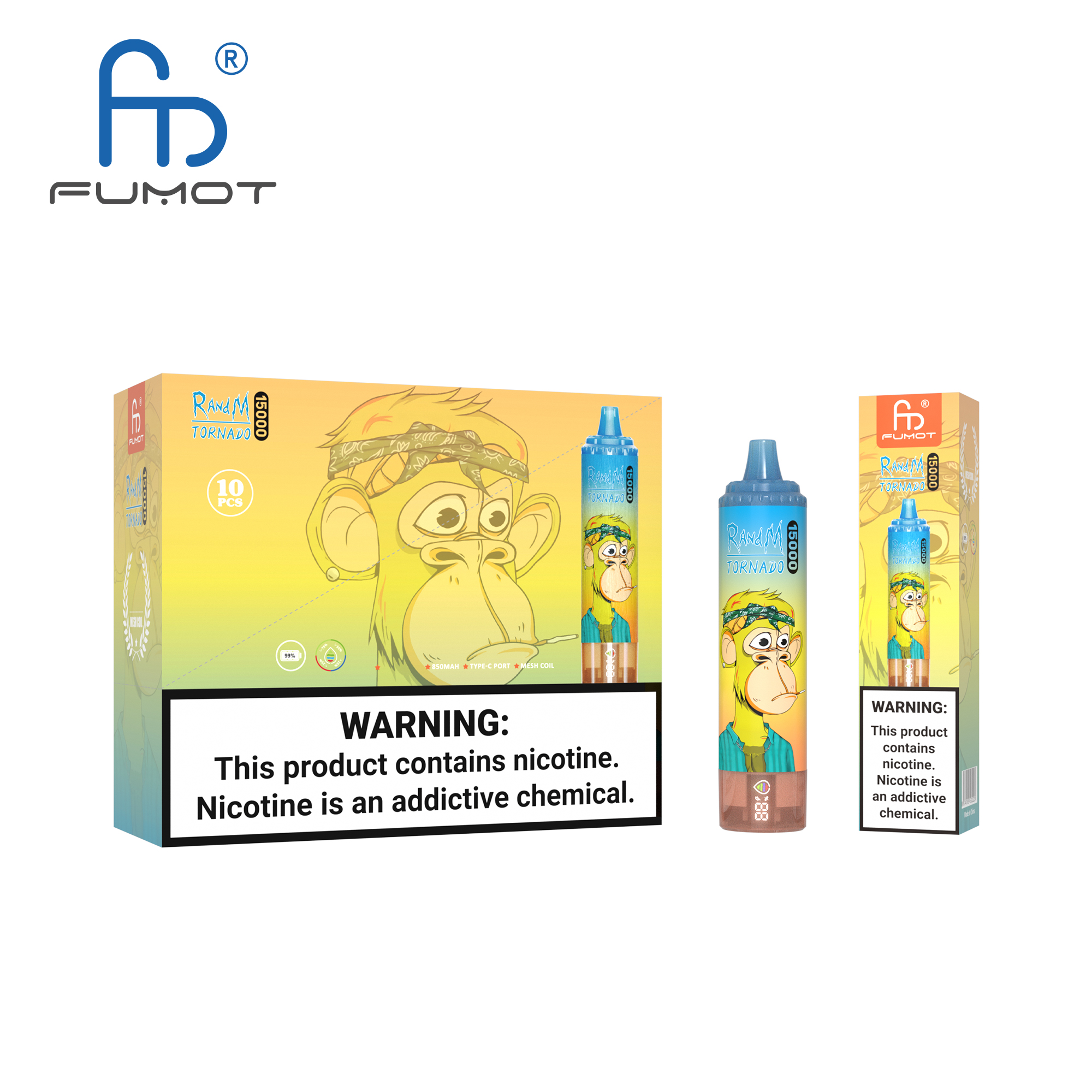 Fumot Tornado 15000 Peach Mango – Image 4