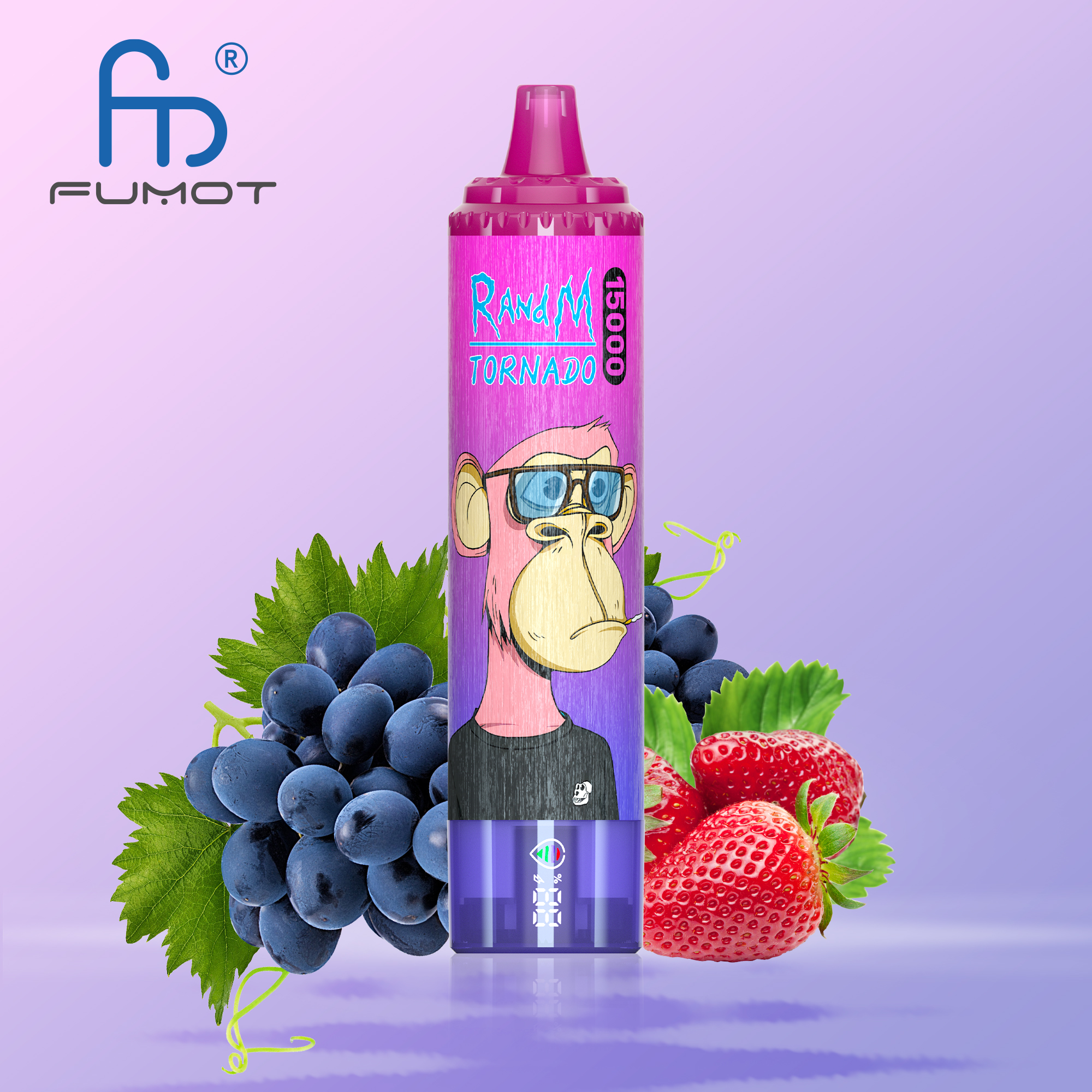 Fumot Tornado 15000 Strawberry Grape