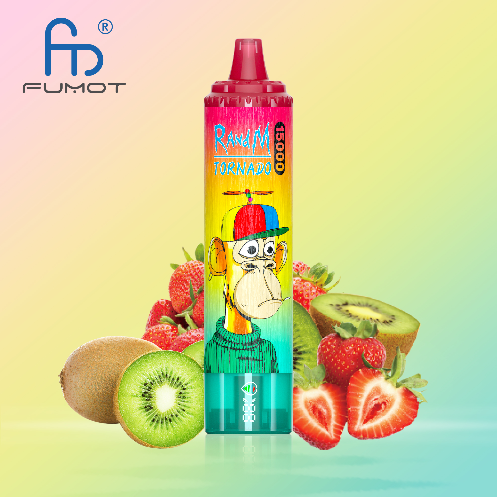 Fumot Tornado 15000 Strawberry Kiwi