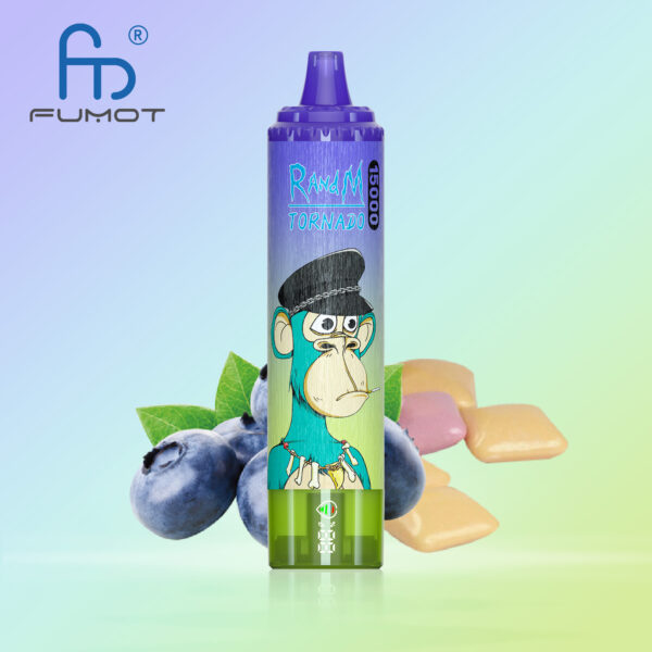Fumot Tornado 15000 Blueberry Bubblegum