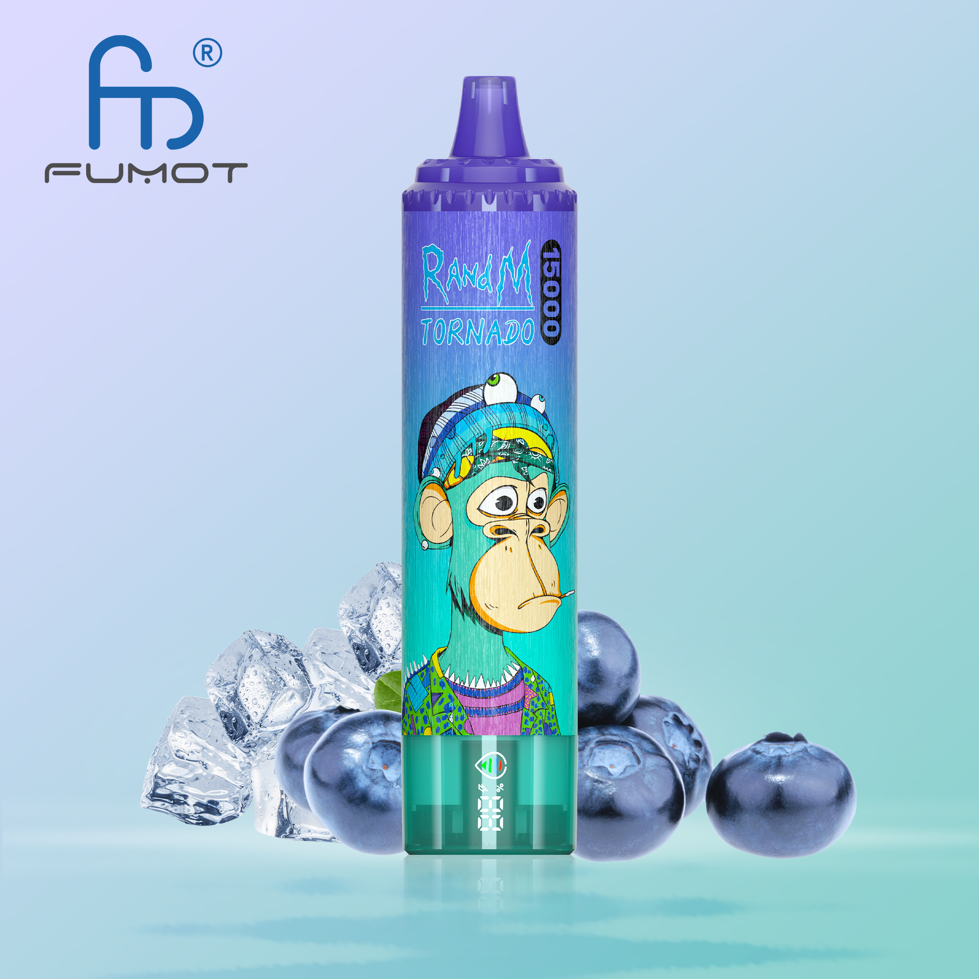 Fumot Tornado 15000 Blueberry On Ice