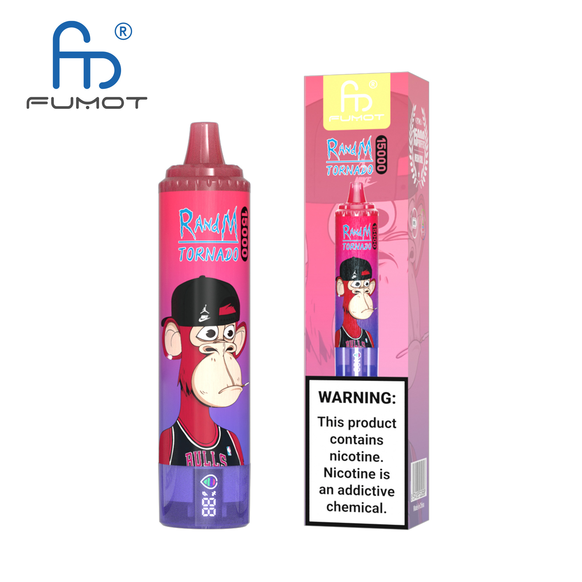 Fumot Tornado 15000 Bluesour Raspberry – Bild 3