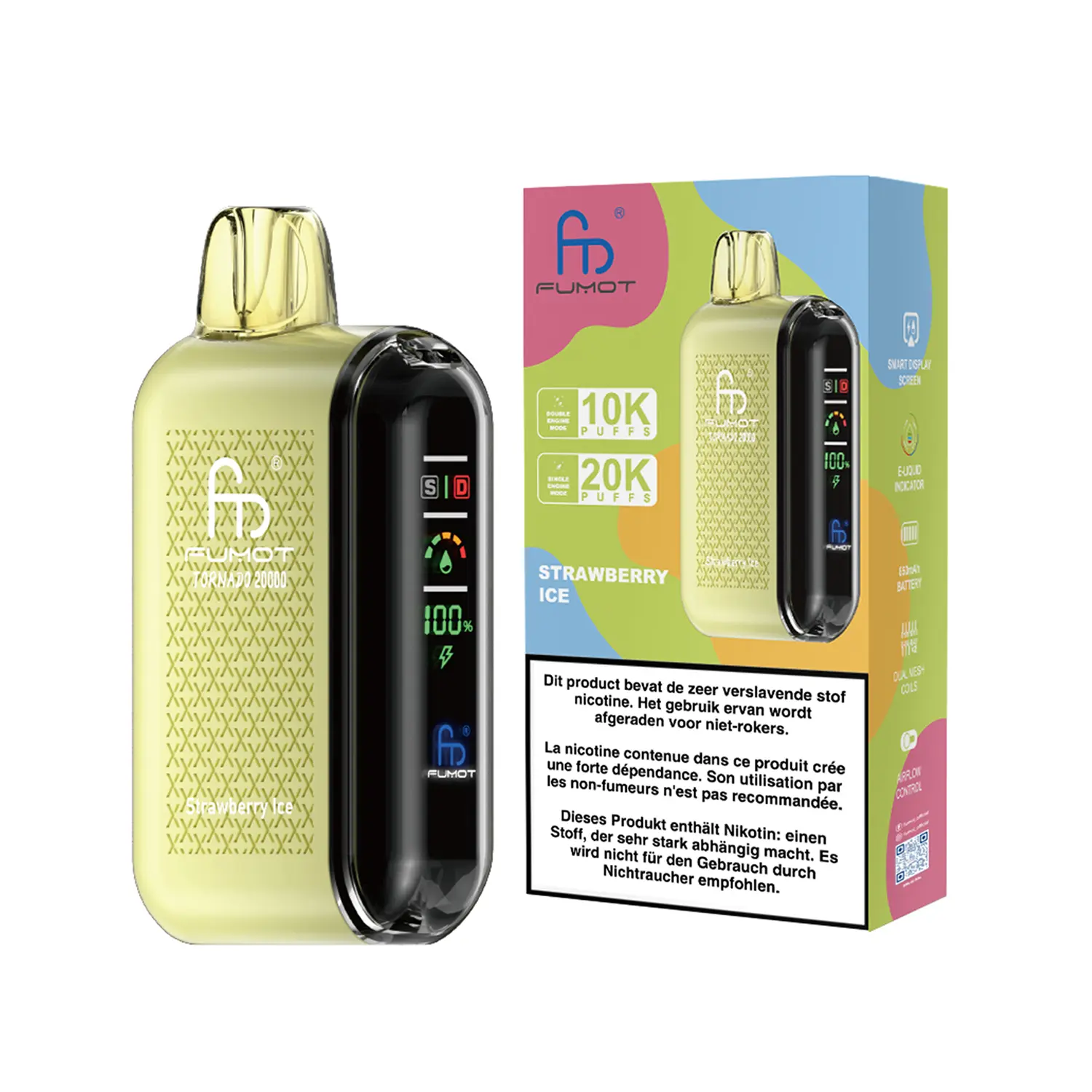 Fumot Tornado 20000 Strawberry Ice