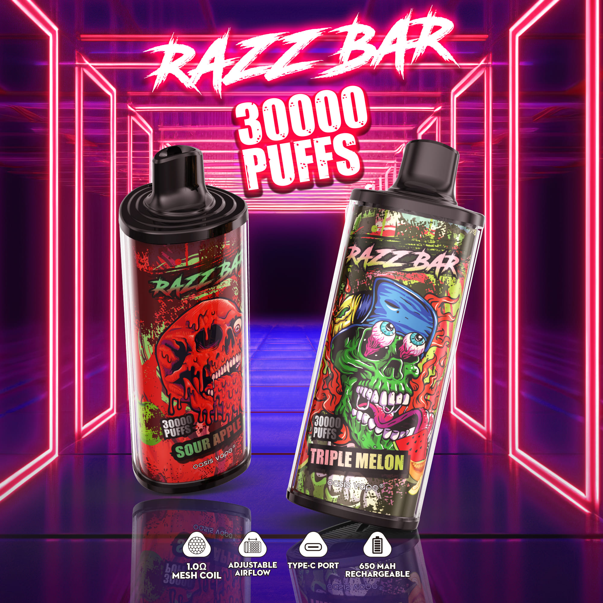 Razz Bar 30000 Triple Melon