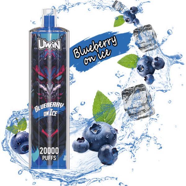 Uwin Shisha Hookah Crystal 20000 Blueberry on Ice