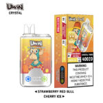 Uwin Crystal Twins 40000 Strawberry Red Bull/Cherry Ice