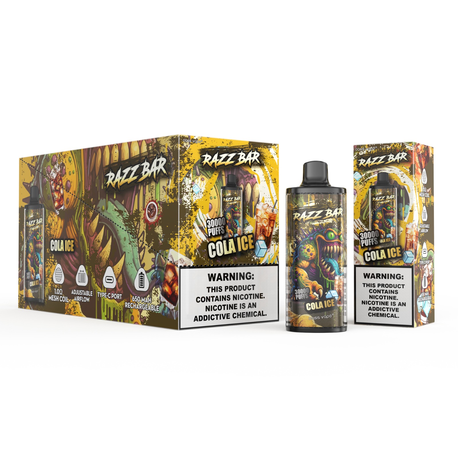 Razz Bar 30000 Cola Ice