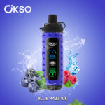 OKSO Shisha Max 40000 Blue Razz Ice
