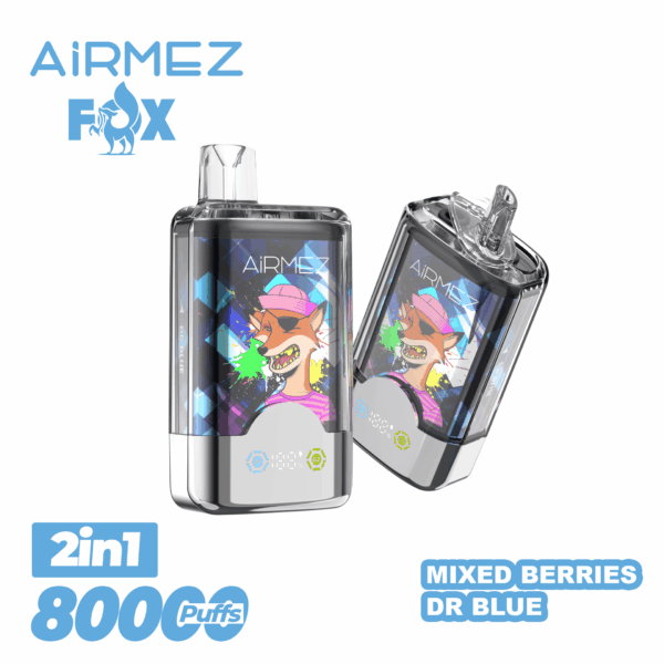 Airmez FOX 2 IN 1 80000 Mixed Berries/Dr Blue