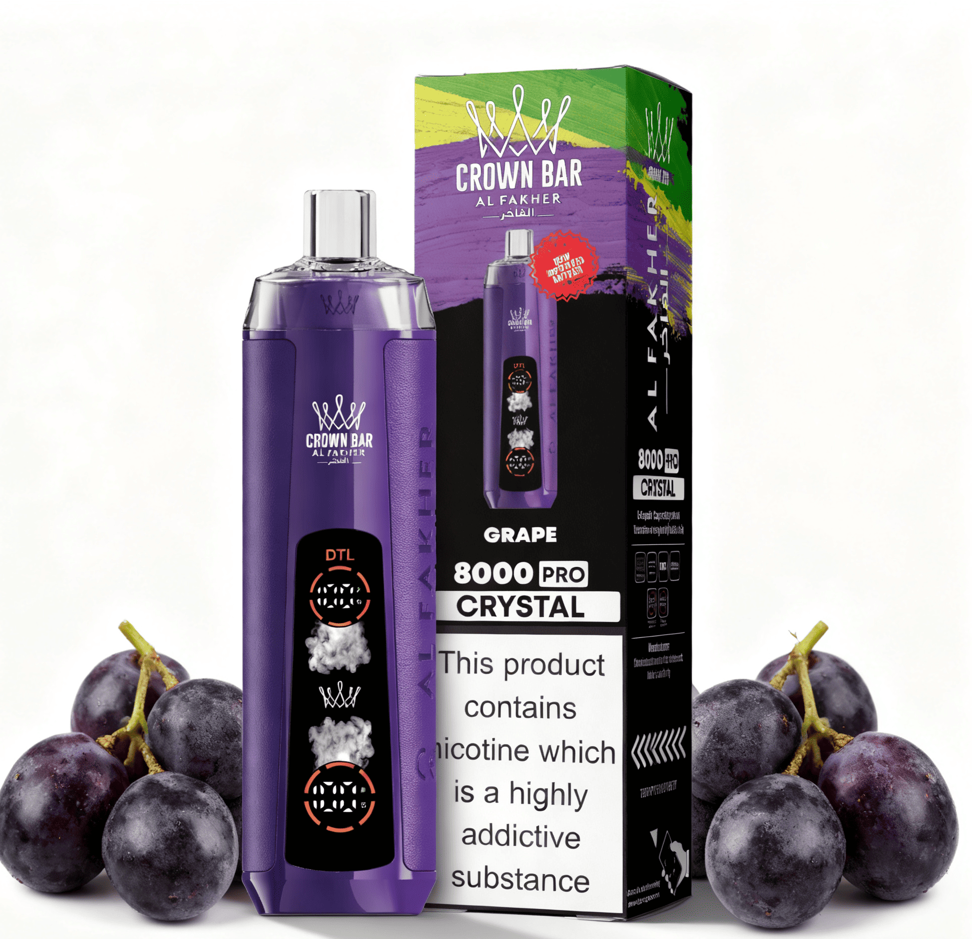 AL Fakher 8000 Crystal Grape